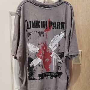 Linkin Park Men's Gray Hybrid Theory T-Shirt  XL